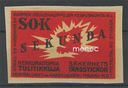 Tulitikkuetiketti, SOK sekunda 