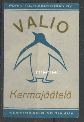 Tulitikkuetiketti, Valio Kermajäätelöä 