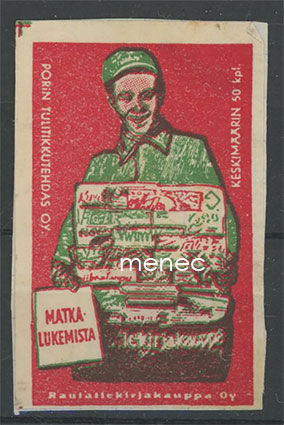 Tulitikkuetiketti, Matkalukemista, Rautatiekirjakauppa 