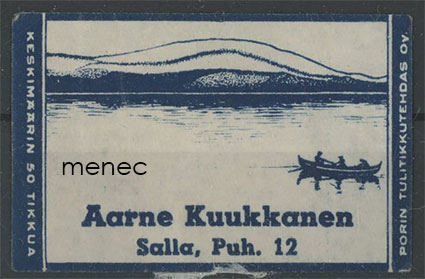 Kauppiasetiketti, Aarne Kuukanen, Salla 