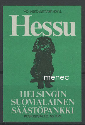 Tulitikkuetiketti, Hessu, Helsingin Suomalainen Säästöpankki 
