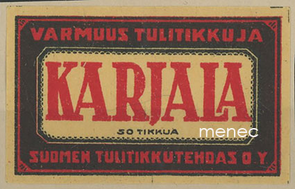 Tulitikkuetiketti, Karjala 