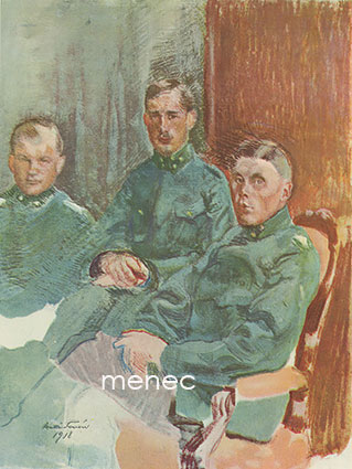 Favén, Antti - Albert William Rosenholm (Grahn), Kaarlo Ilmari Viljanen ja Bertel Abraham Petrelius, planssi 