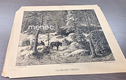 Munsterhjelm, Hj. - Talvimaisema Hämeessä 