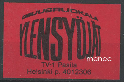 Tulitikkuetiketti, Osuusruokala Ylensyöjät 