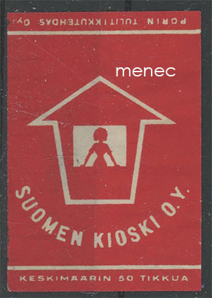 Tulitikkuetiketti, Suomen Kioski Oy 