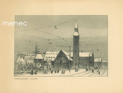 Helsinki, Kansallismuseo, taittokortti 