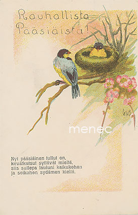 Pääsiäistintit pesällä 