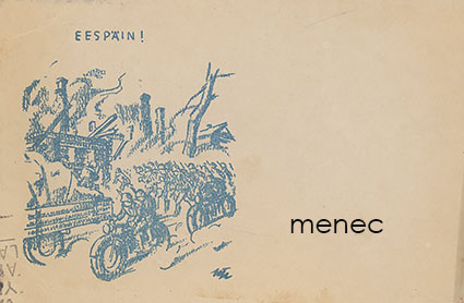 Trentzsch, Hugo - Eespäin! Kenttäpostikortti 