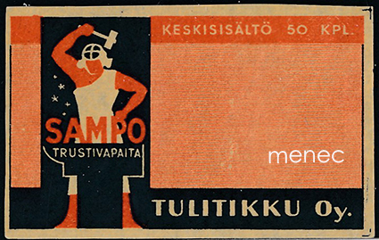 Seppä-etiketti, blanko 