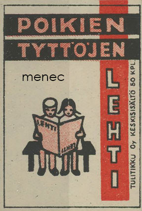 Tulitikkuetiketti, Poikien ja tyttöjen lehti 