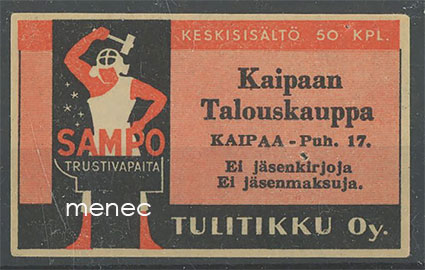 Seppä-etiketti, Kaipaan Talouskauppa 