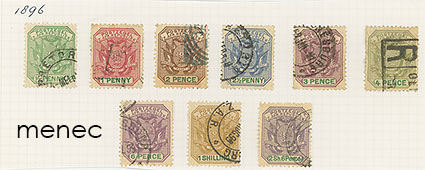 Etelä-Afrikka, Transvaal 1895-1896, käyttösarja 