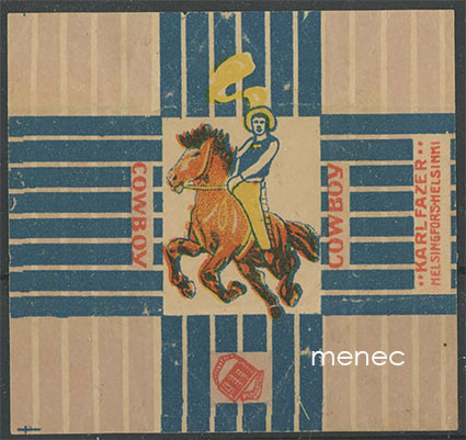 Cowboy, makeisetiketti 