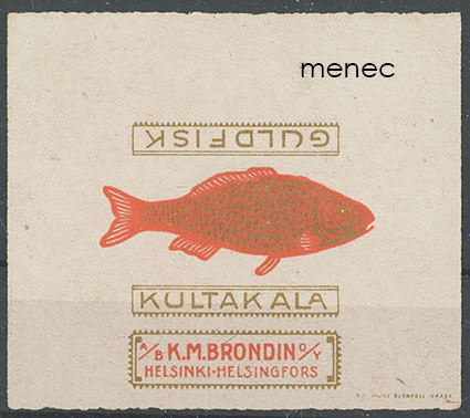 Kultakala, makeisetiketti 