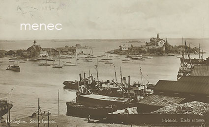 Helsinki, Etelä satama, laivoja mm. Hans 