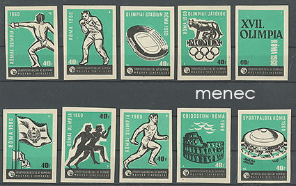 Rooman olympiakisat 1960, Unkarilainen sarja, 18 kpl 