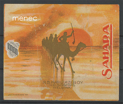 Sahara, makeisetiketti 