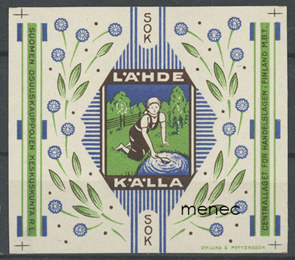 Lähde, makeisetiketti 