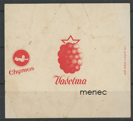 Vadelma, makeisetiketti 