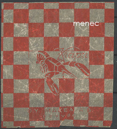 Krapu, makeisetiketti 