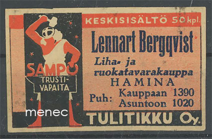 Seppä-etiketti, Lennart Bergqvist, Hamina 