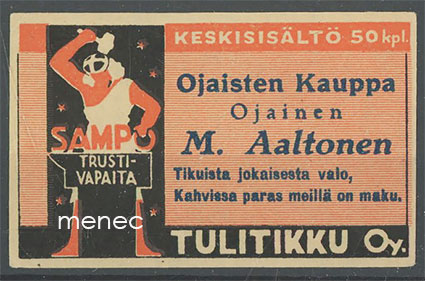 Seppä-etiketti, Ojaisten Kauppa M. Aaltonen 