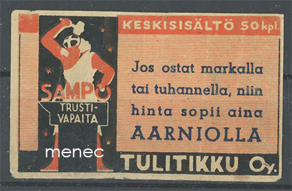 Seppä-etiketti, Aarnio 