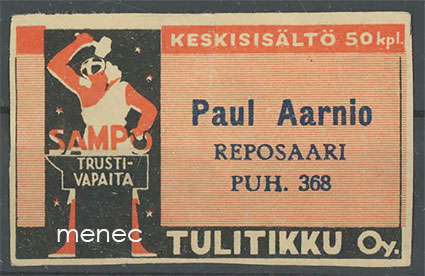 Seppä-etiketti, Paul Aarnio, Reposaari 