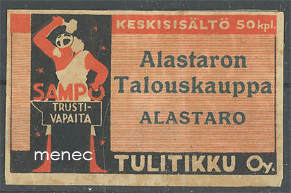 Seppä-etiketti, Alastaron Talouskauppa 