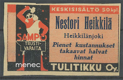 Seppä-etiketti, Nestori Heikkilä, Heikkilänjoki, Isojoki 