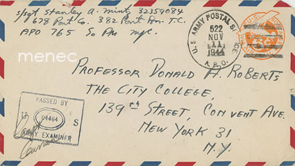 USA, lentopostiehiö 1944, tark. Army Examiner, 2 kpl 