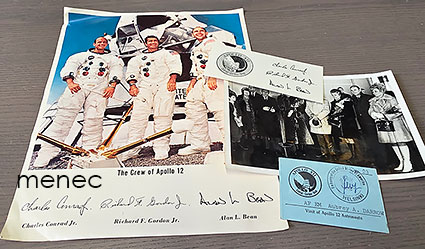 Apollo 12 -astronauttien Suomen-vierailun 27.2.1970 aineistoa 