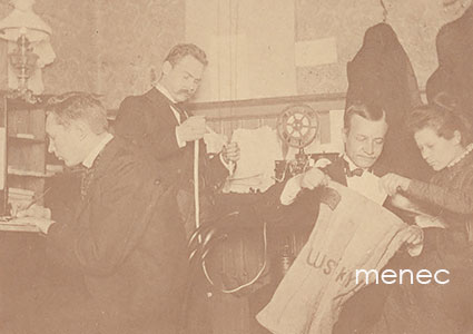 Uusikylän posti- ja lennätintoimisto 1910-luvulla 