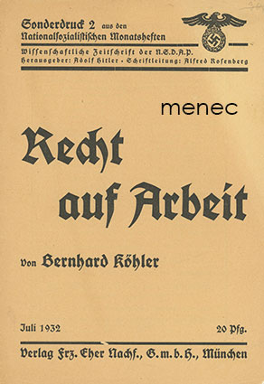 Köhler, Bernhard - Recht auf Arbeit 