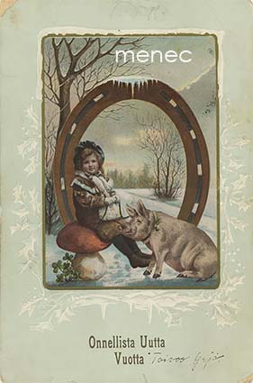 Uuden vuoden kortti 1910 
