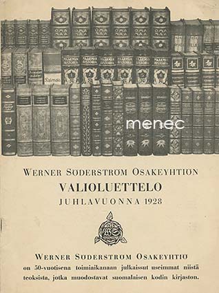 WSOY:n valioluettelo juhlavuonna 1928 
