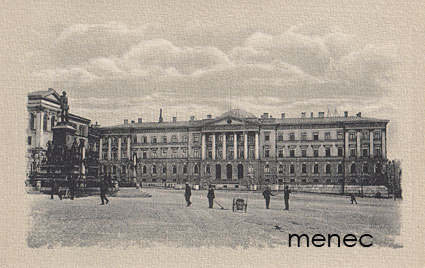 Helsinki, Senaatintori, kadunlakaisija 