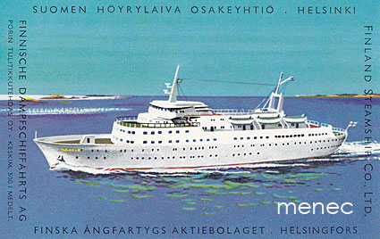 Suomen Höyrylaiva Osakeyhtiö, 500 tikun askin kansi 