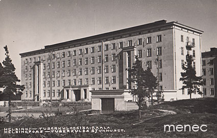 Helsinki, Tuberkuloosisairaala, lähikuva 