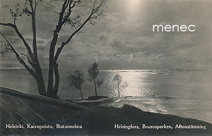 Helsinki, Kaivopuisto, iltatunnelma 