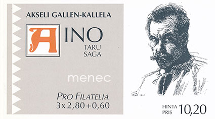 Gallen-Kallela, Akseli - Aino-taru, postimerkkivihko V38 