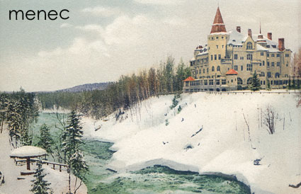Imatra, Valtionhotelli, talvimaisema 