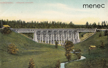 Juupajoki, [Korkeakoski], Korkakaski, Yrösjoki [sic], rautatiesilta 