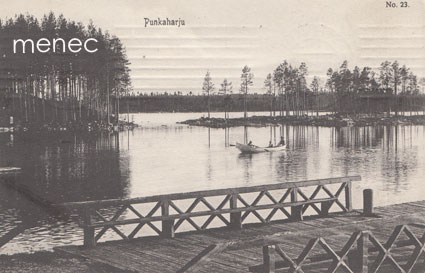 Punkaharju, silta, veneilijöitä 