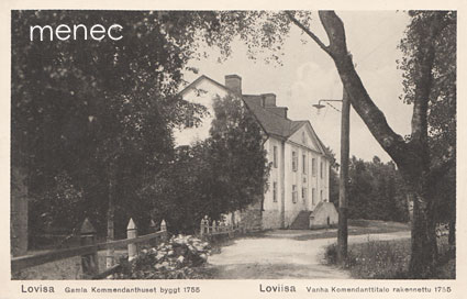 Loviisa, Vanha Komendanttitalo rakennettu 1755 
