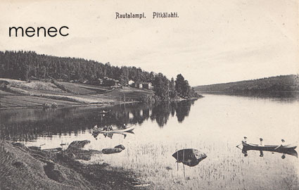 Rautalampi, Pitkälahti, veneilijöitä 