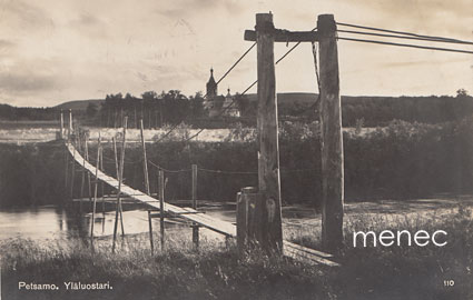 Petsamo, Yläluostari, silta 