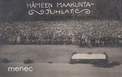 Hämeenlinna [?], Hämeen maakuntajuhlat, suuri katsomo 