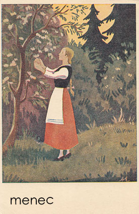 Einola, Akseli - Kansallispukuinen tyttö 